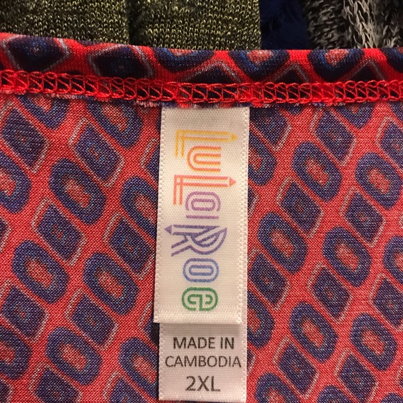 Lularoe Julia dress, 2XL - Picture 3 of 4